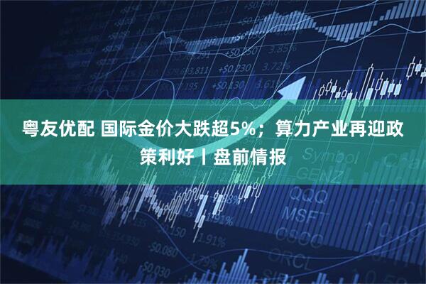 粤友优配 国际金价大跌超5%;算力产业再迎政策利好丨盘前情报